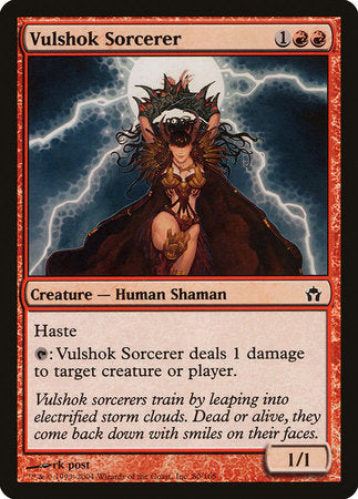 Vulshok Sorcerer [Fifth Dawn] | Good Games Cannington