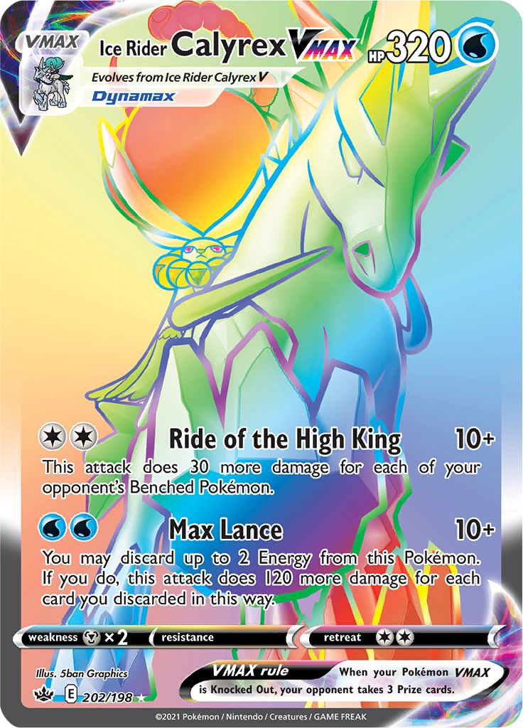 Ice Rider Calyrex VMAX (202/198) [Sword & Shield: Chilling Reign] | Good Games Cannington