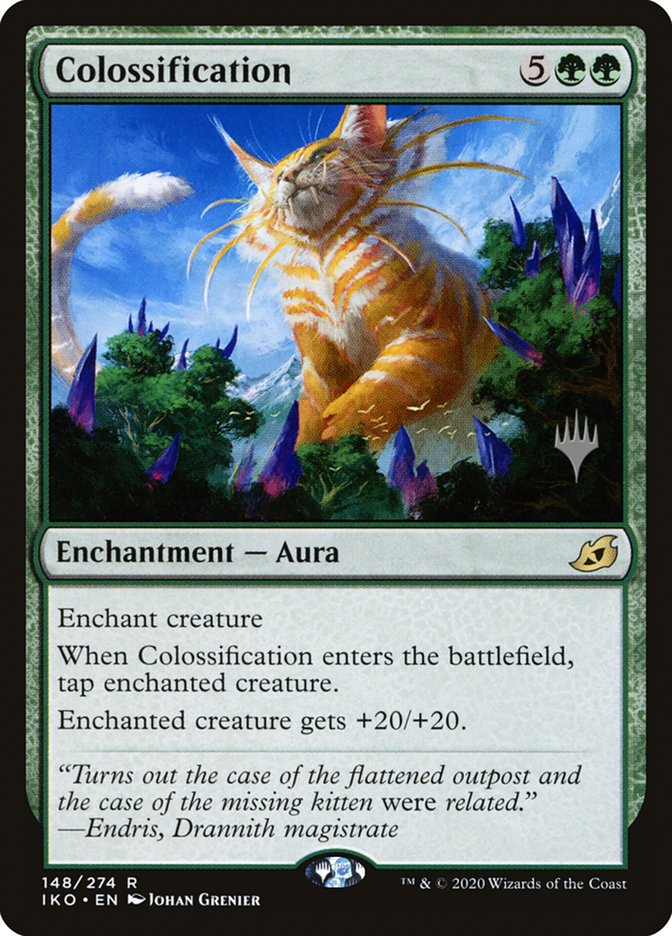 Colossification (Promo Pack) [Ikoria: Lair of Behemoths Promos] | Good Games Cannington