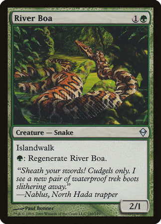 River Boa [Zendikar] | Good Games Cannington