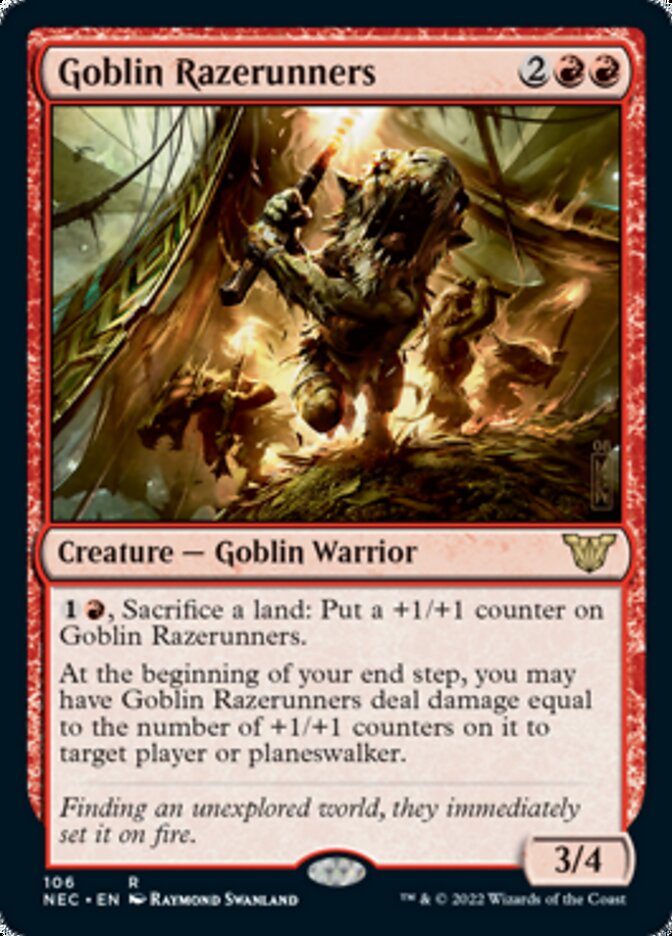 Goblin Razerunners [Kamigawa: Neon Dynasty Commander] | Good Games Cannington