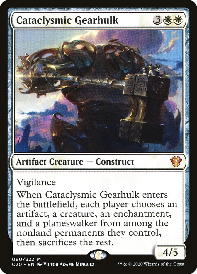 Cataclysmic Gearhulk [Commander 2020] | Good Games Cannington