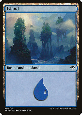 Island (77) [Duel Decks: Speed vs. Cunning] | Good Games Cannington