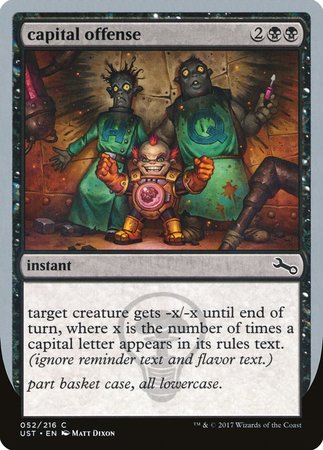 capital offense [Unstable] | Good Games Cannington