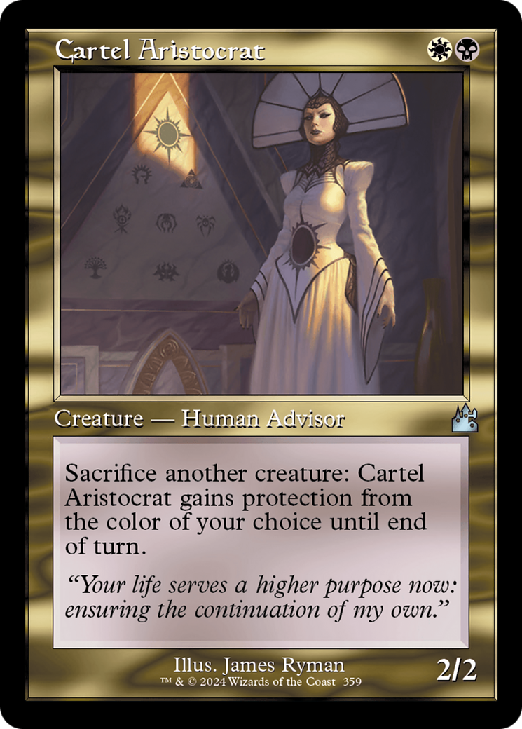 Cartel Aristocrat (Retro Frame) [Ravnica Remastered] | Good Games Cannington