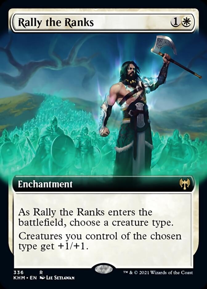 Rally the Ranks (Extended Art) [Kaldheim] | Good Games Cannington