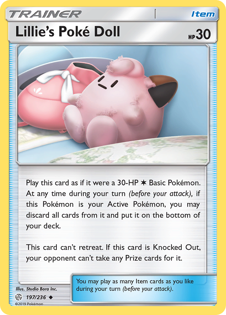 Lillie's Poke Doll (197/236) [Sun & Moon: Cosmic Eclipse] | Good Games Cannington