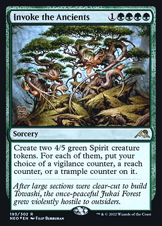 Invoke the Ancients [Kamigawa: Neon Dynasty Prerelease Promos] | Good Games Cannington
