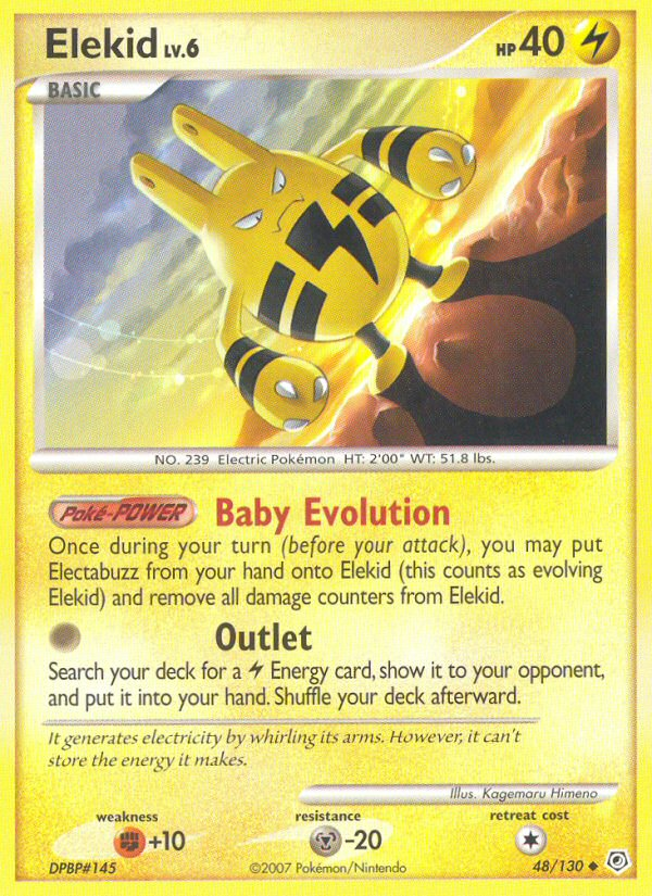 Elekid (48/130) [Diamond & Pearl: Base Set] | Good Games Cannington