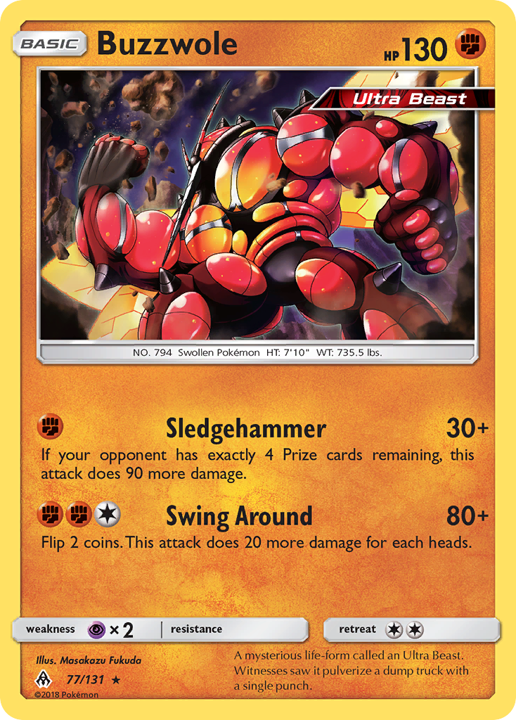 Buzzwole (77/131) [Sun & Moon: Forbidden Light] | Good Games Cannington
