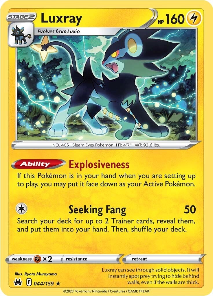Luxray (044/159) (44) [Sword & Shield: Crown Zenith] | Good Games Cannington