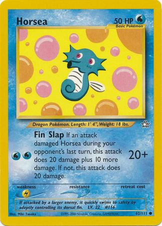 Horsea (62/111) [Neo Genesis Unlimited] | Good Games Cannington