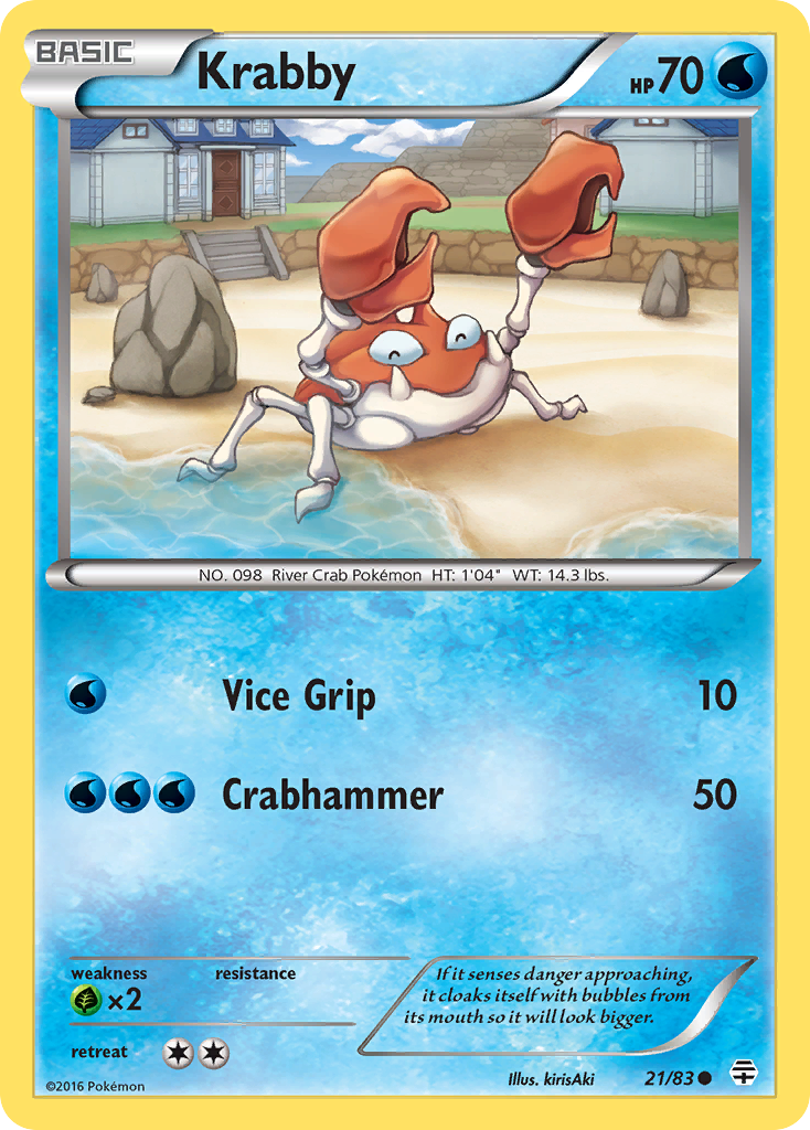 Krabby (21/83) [XY: Generations] | Good Games Cannington