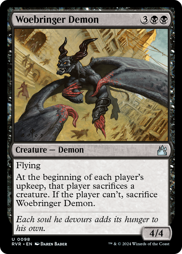 Woebringer Demon [Ravnica Remastered] | Good Games Cannington