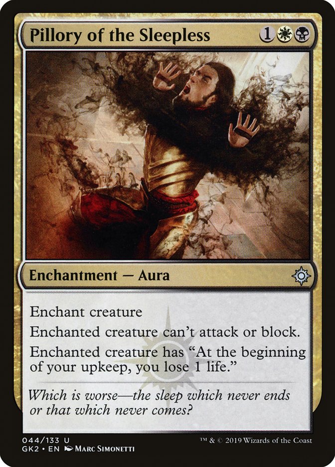 Pillory of the Sleepless [Ravnica Allegiance Guild Kit] | Good Games Cannington