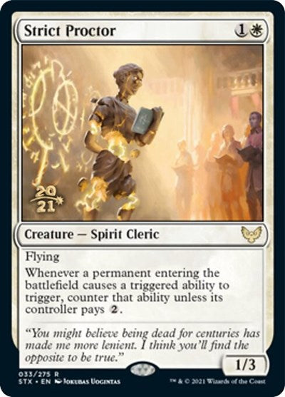 Strict Proctor [Strixhaven: School of Mages Prerelease Promos] | Good Games Cannington