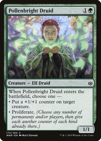 Pollenbright Druid [War of the Spark] | Good Games Cannington