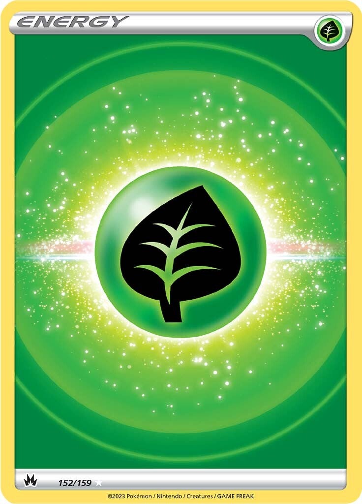 Grass Energy (152/159) (Texture Full Art) [Sword & Shield: Crown Zenith] | Good Games Cannington