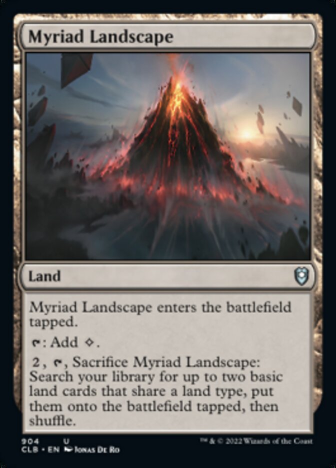 Myriad Landscape [Commander Legends: Battle for Baldur's Gate] | Good Games Cannington
