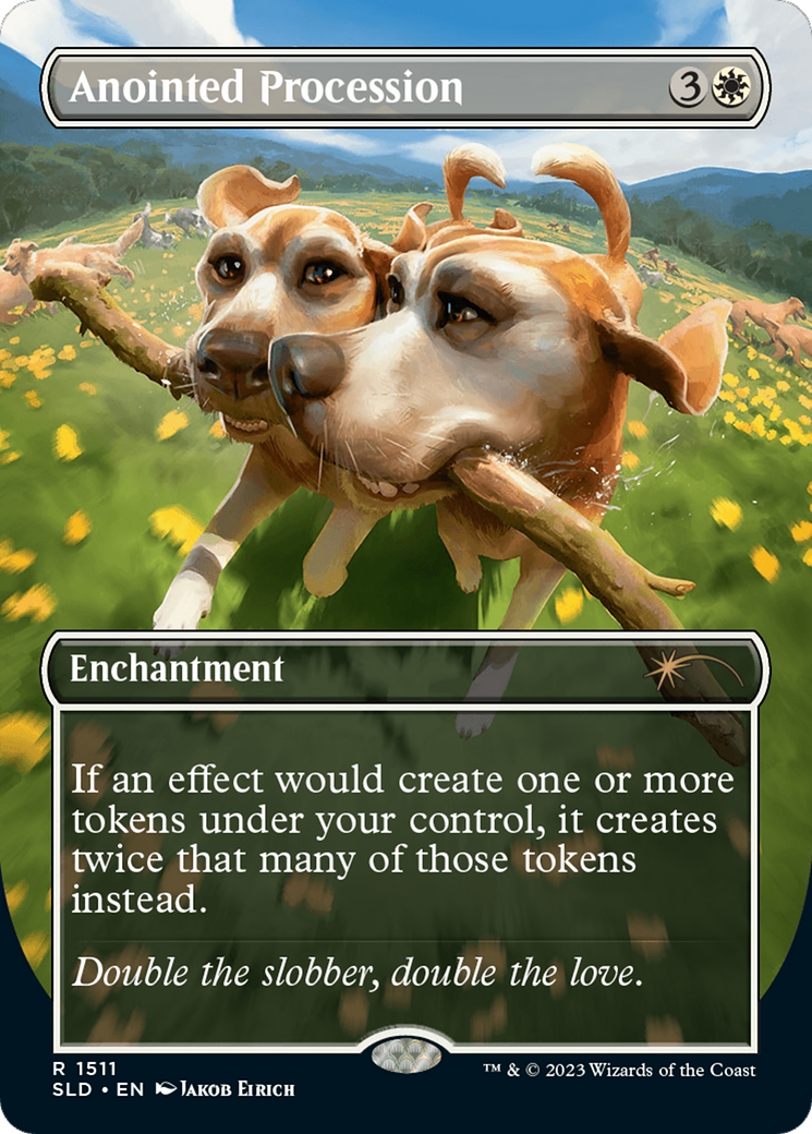 Anointed Procession // Anointed Procession [Secret Lair Commander Deck: Raining Cats and Dogs] | Good Games Cannington