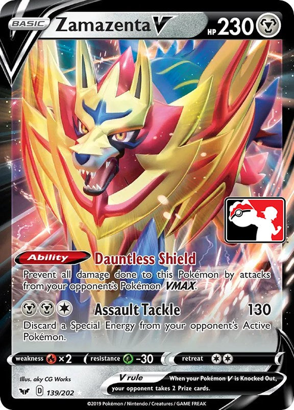 Zamazenta V (139/202) [Prize Pack Series One] | Good Games Cannington
