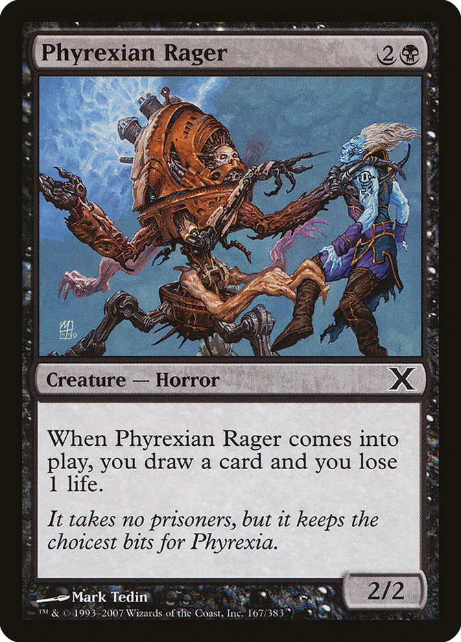 Phyrexian Rager [Tenth Edition] | Good Games Cannington