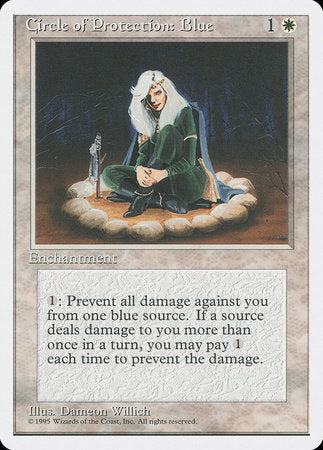 Circle of Protection: Blue [Fourth Edition] | Good Games Cannington