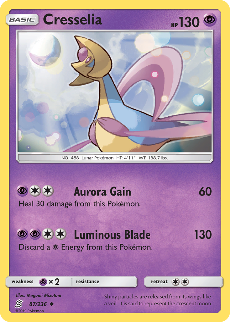 Cresselia (87/236) [Sun & Moon: Unified Minds] | Good Games Cannington