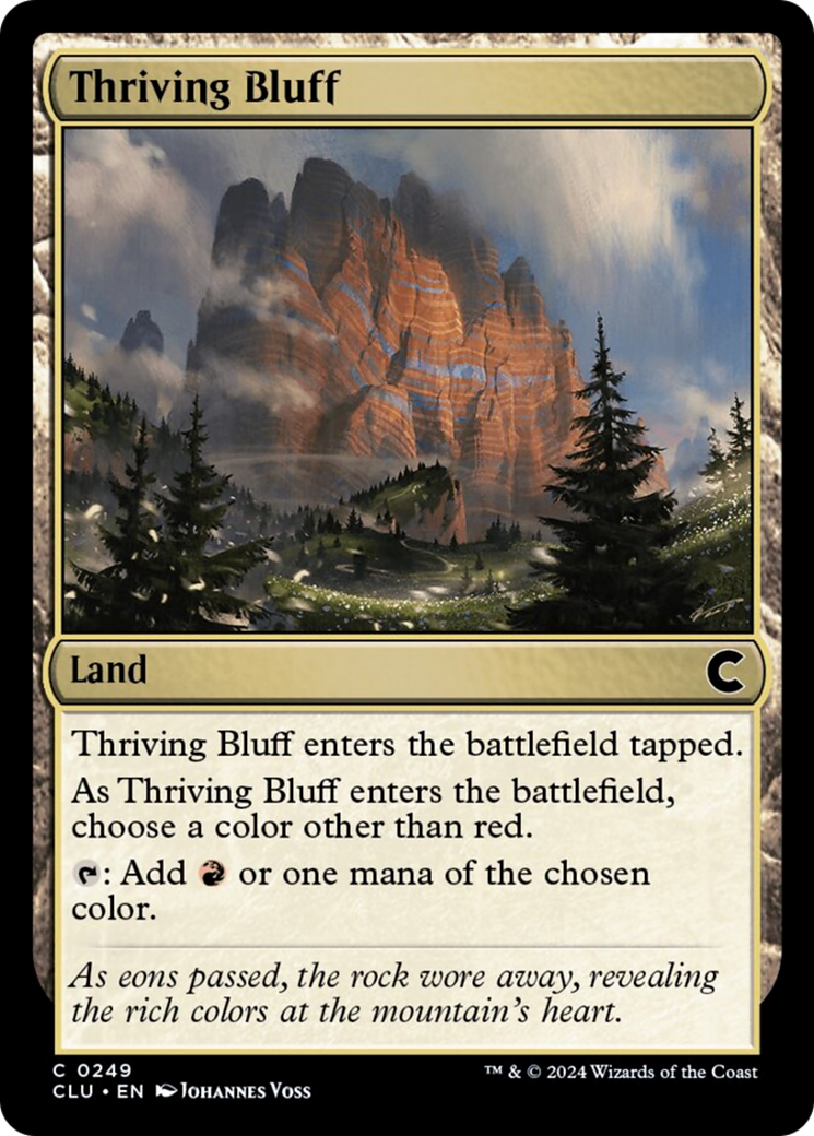 Thriving Bluff [Ravnica: Clue Edition] | Good Games Cannington