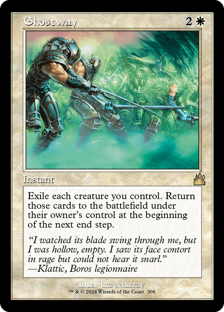 Ghostway (Retro Frame) [Ravnica Remastered] | Good Games Cannington