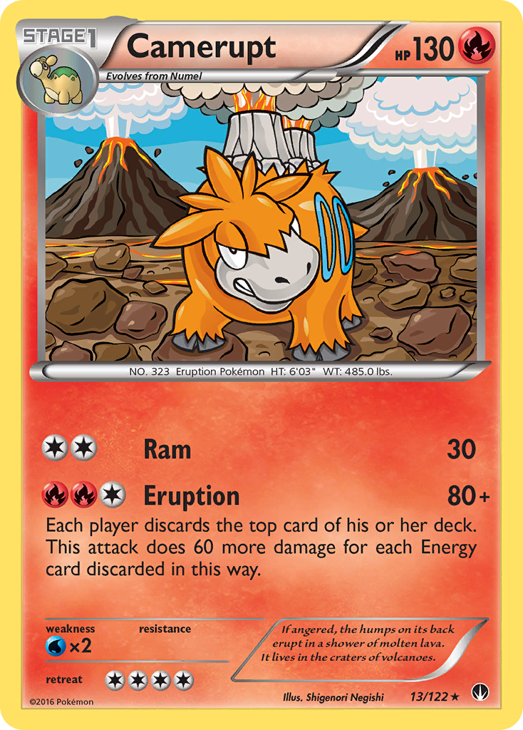 Camerupt (13/122) [XY: BREAKpoint] | Good Games Cannington