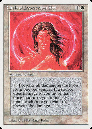 Circle of Protection: Red [Summer Magic / Edgar] | Good Games Cannington