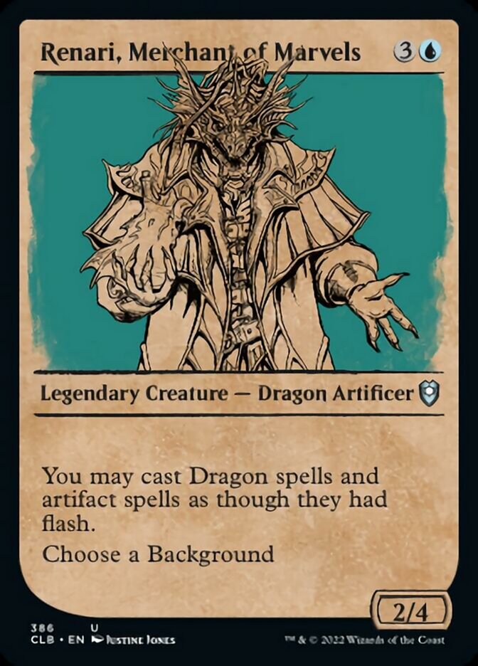 Renari, Merchant of Marvels (Showcase) [Commander Legends: Battle for Baldur's Gate] | Good Games Cannington