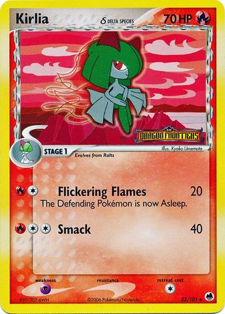 Kirlia (33/101) (Delta Species) (Stamped) [EX: Dragon Frontiers] | Good Games Cannington