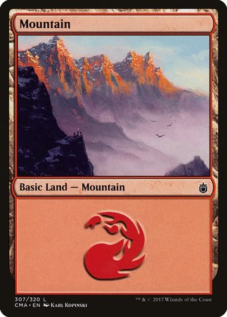 Mountain (307) [Commander Anthology] | Good Games Cannington