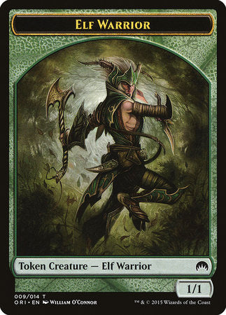 Elf Warrior Token [Magic Origins Tokens] | Good Games Cannington