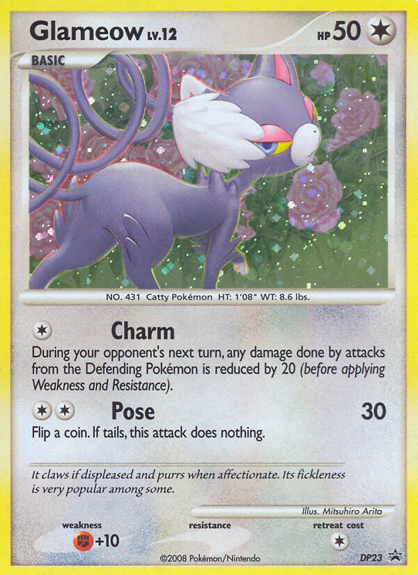 Glameow (DP23) [Diamond & Pearl: Black Star Promos] | Good Games Cannington