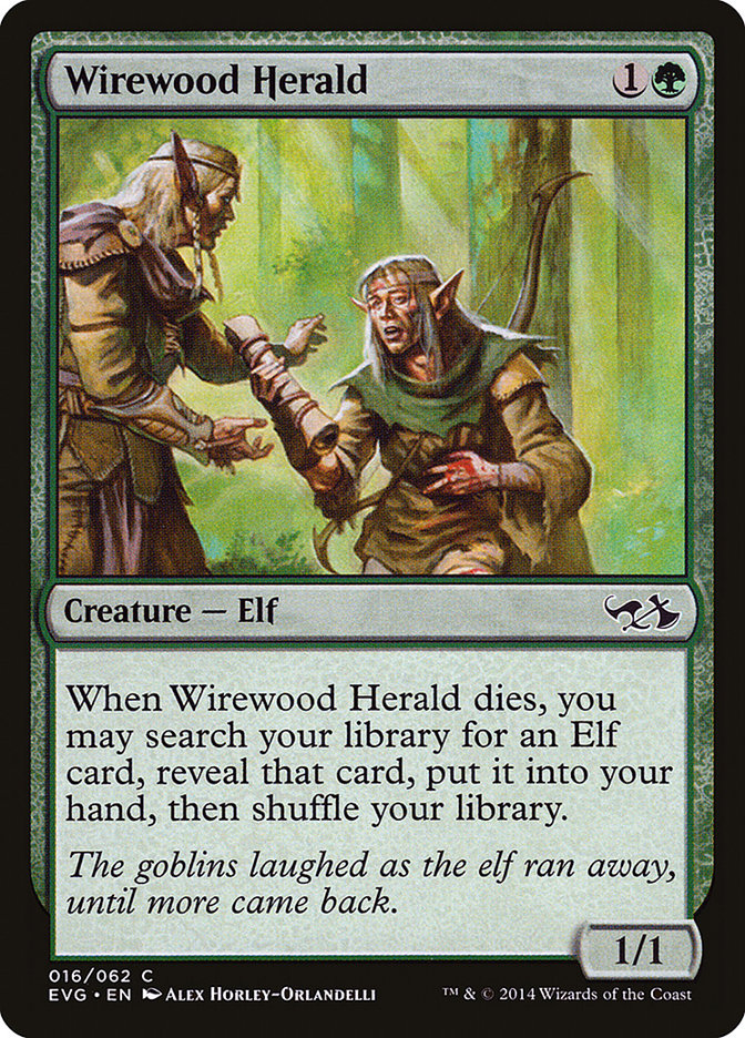 Wirewood Herald (Elves vs. Goblins) [Duel Decks Anthology] | Good Games Cannington