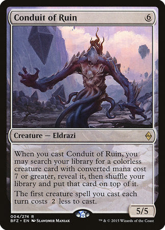 Conduit of Ruin [Battle for Zendikar] | Good Games Cannington