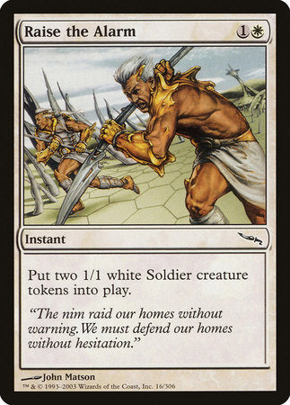 Raise the Alarm [Mirrodin] | Good Games Cannington