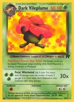 Dark Vileplume (30/82) [Team Rocket Unlimited] | Good Games Cannington