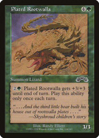 Plated Rootwalla [Exodus] | Good Games Cannington