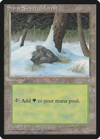 Snow-Covered Forest [Ice Age] | Good Games Cannington