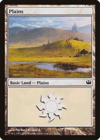 Plains (41) [Duel Decks: Knights vs. Dragons] | Good Games Cannington