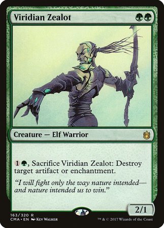 Viridian Zealot [Commander Anthology] | Good Games Cannington