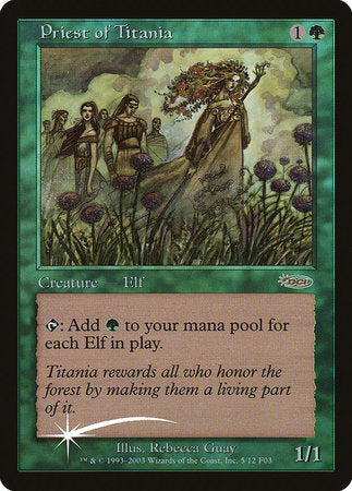 Priest of Titania [Friday Night Magic 2003] | Good Games Cannington
