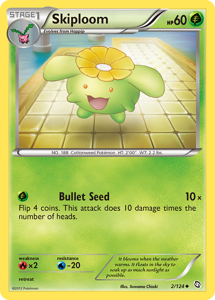 Skiploom (2/124) [Black & White: Dragons Exalted] | Good Games Cannington