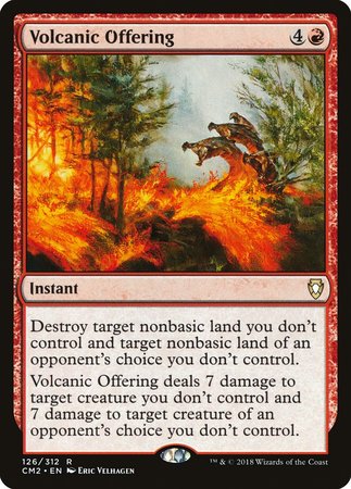 Volcanic Offering [Commander Anthology Volume II] | Good Games Cannington
