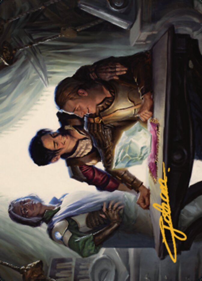 Tocasia's Welcome Art Card (Gold-Stamped Signature) [The Brothers' War Art Series] | Good Games Cannington