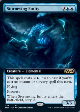 Stormwing Entity (Extended Art) [Core Set 2021] | Good Games Cannington